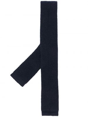 Плетена вратовръзка N.peal синьо