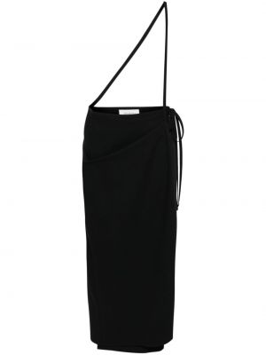 Długa spódnica Lemaire czarna