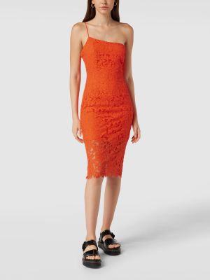 Sukienka mini Bardot pomarańczowa