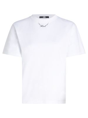 Marškinėliai Karl Lagerfeld balta