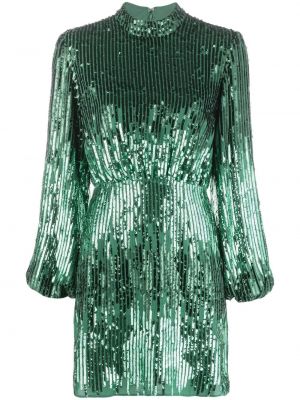 Robe de soirée à paillettes à imprimé Rixo vert