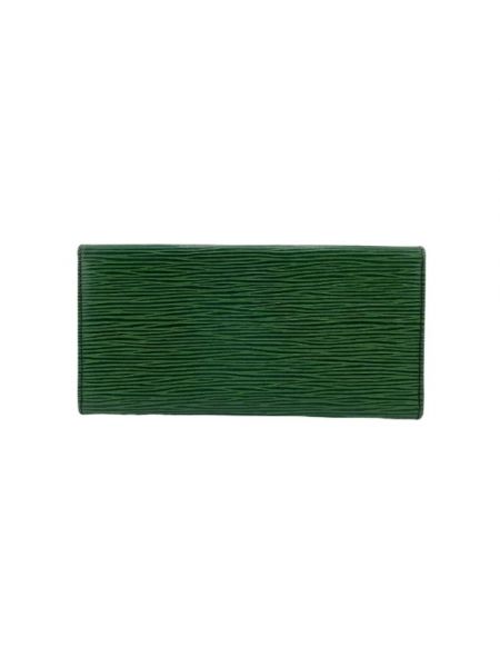 Cartera de cuero Louis Vuitton Vintage verde
