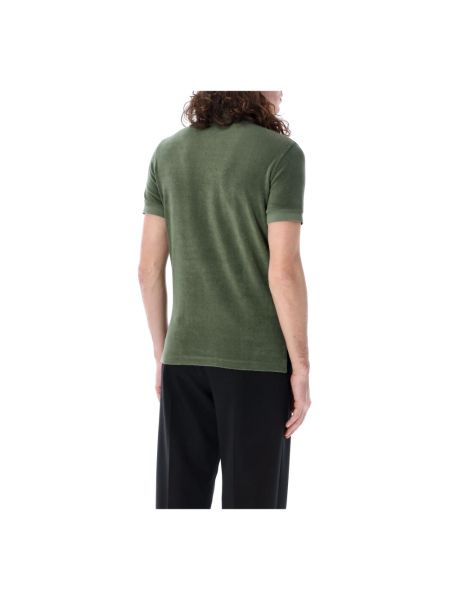 Camicia di cotone Tom Ford verde