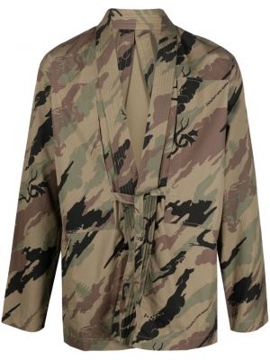 Giacca con stampa camouflage Maharishi cachi