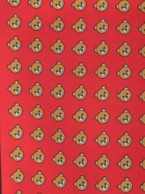 Krawat Moschino czerwony