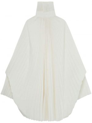 Plisované asymetrické midi šaty Junya Watanabe bílé