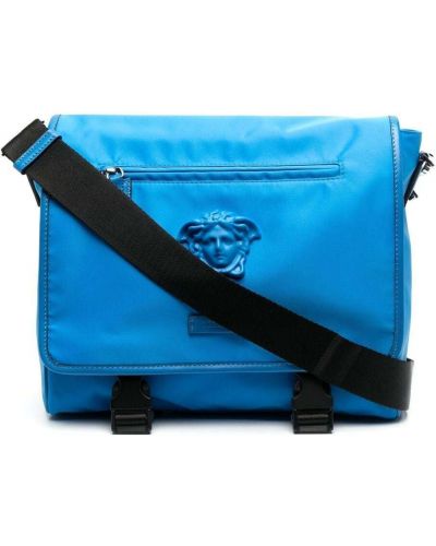 Bolsa de hombro Versace azul