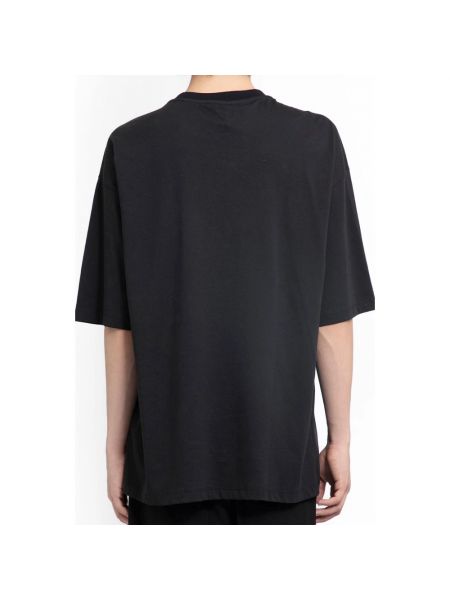Koszulka oversize z kieszeniami Thom Krom czarna