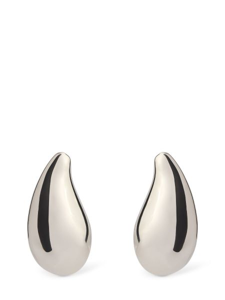 Pendientes Courrèges plateado