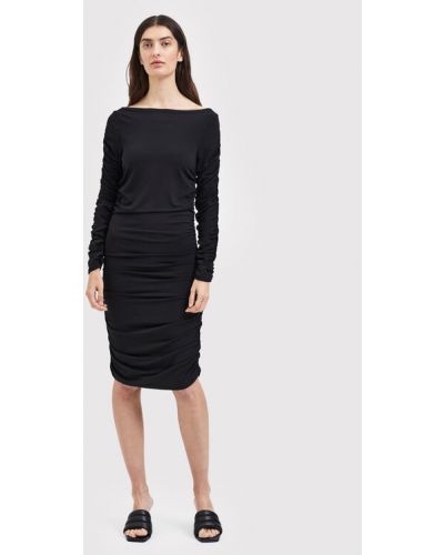 Selected Femme Hétköznapi ruha Mace 16086308 Fekete Slim Fit