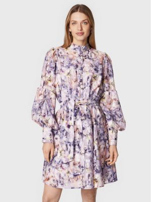 Srajčna obleka Bruuns Bazaar vijolična