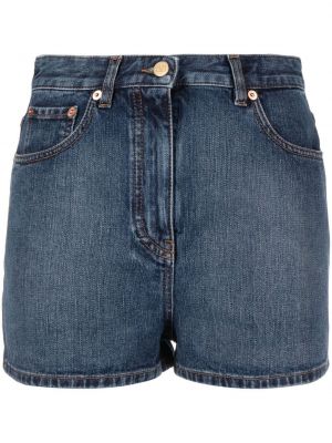 Shorts di jeans Valentino Garavani blu