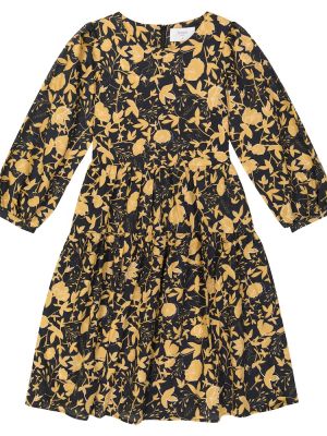 Floral bomull dress for jenter Paade Mode svart