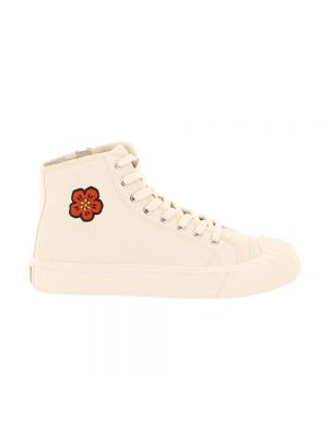 Sneakersy w kwiatki Kenzo białe