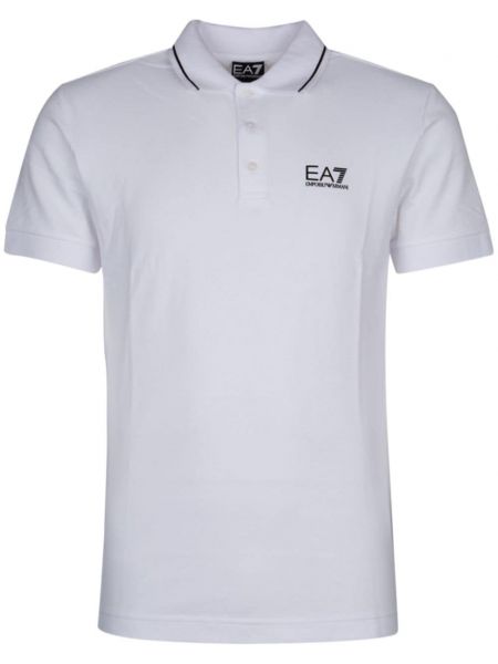 Poloshirt Ea7 Emporio Armani hvid