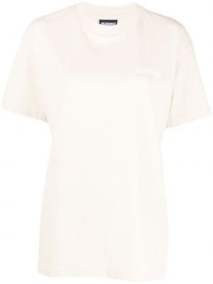 T-shirt con stampa Jacquemus bianco