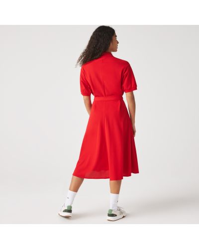 Платье Lacoste красное