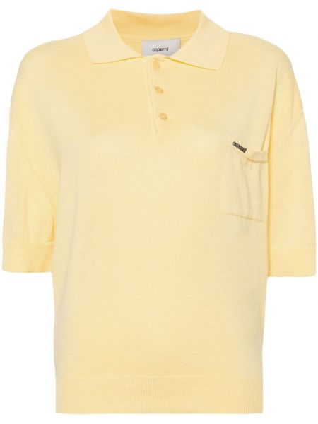 Polo majica Coperni žuta