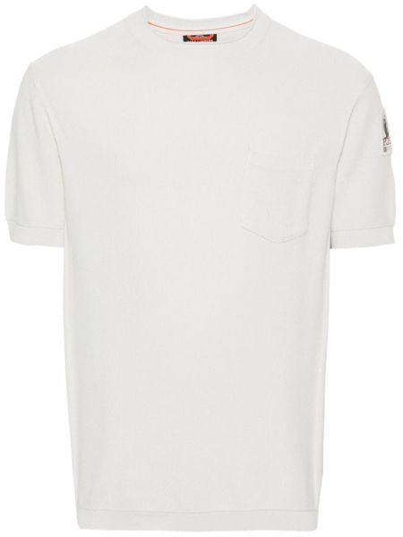 Dzianinowa koszulka Parajumpers biała
