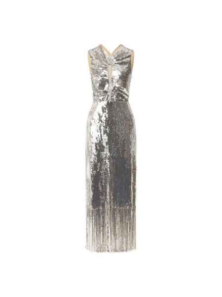 Платье с пайетками Rachel Comey, серебряное