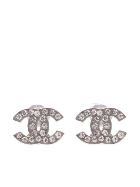 Boucles d'oreilles Chanel Pre-owned argenté