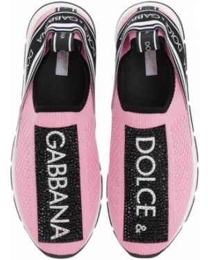Кросівки з неопрену Dolce & Gabbana, рожеві
