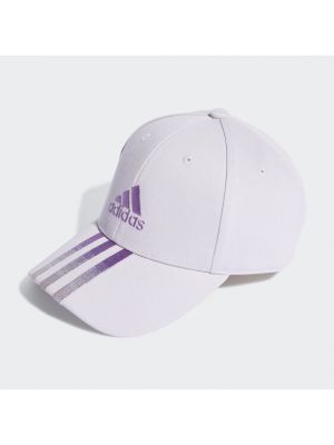 Ριγέ καπέλο Adidas μωβ