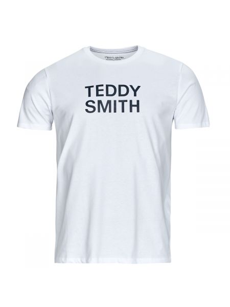 Koszulka z krótkim rękawem Teddy Smith biała