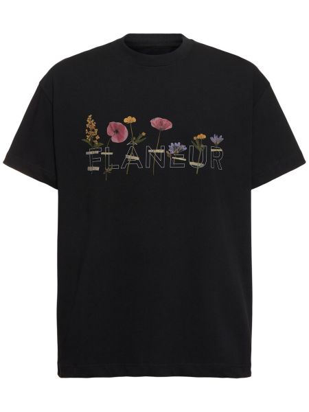 Camiseta con estampado Flâneur negro