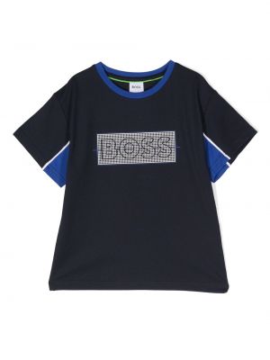 T-shirt för tjejer Boss Kidswear blå