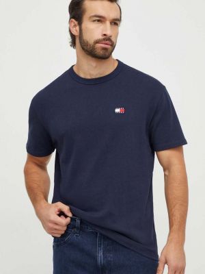 Тениска с дълъг ръкав с апликация Tommy Jeans