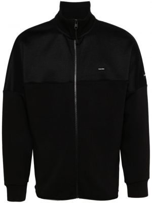 Džemperis ar rāvējslēdzēju Calvin Klein melns