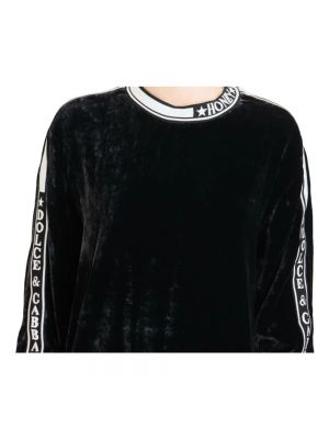Suéter de cuello redondo Dolce & Gabbana negro