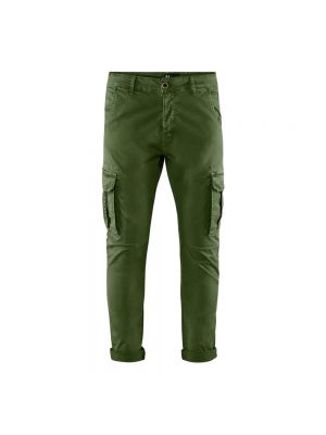 Obcisłe spodnie slim fit Bomboogie zielone
