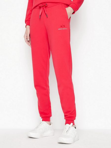 Спортивные штаны Armani Exchange красные