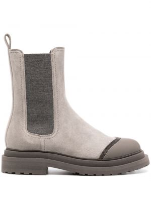Chelsea boots Brunello Cucinelli gris