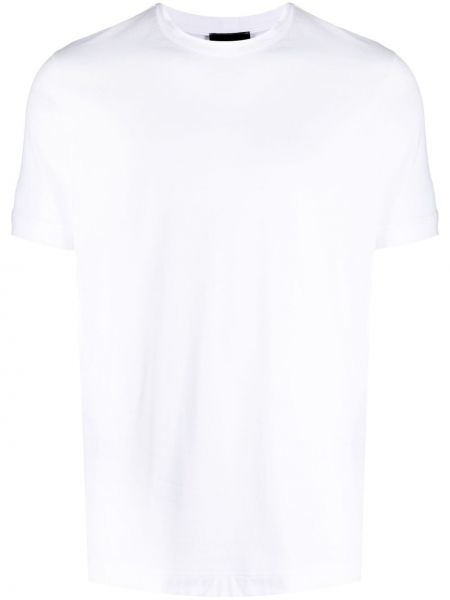 Camiseta de cuello redondo Giorgio Armani blanco