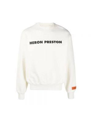 Biała bluza z kapturem Heron Preston