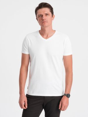 Medvilninis polo marškinėliai Ombre balta