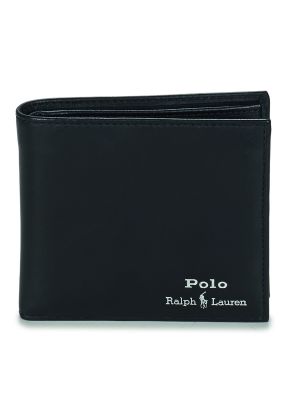 Portofel din piele Polo Ralph Lauren negru