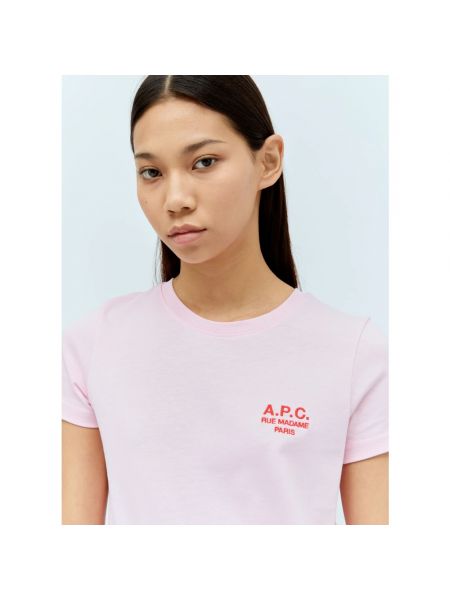 Koszulka A.p.c. różowa