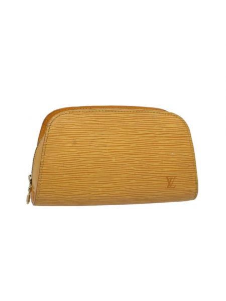 Kopertówka skórzana Louis Vuitton Vintage żółta