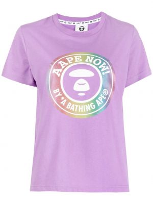 T-shirt Aape By *a Bathing Ape® lila