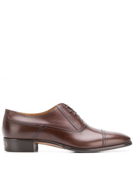 Zapatos oxford con cordones Gucci marrón
