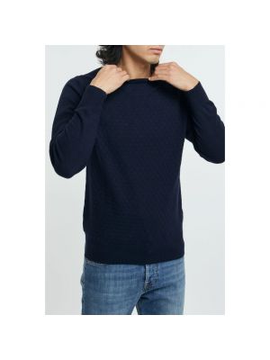 Sudadera de lana de cachemir de tela jersey Roy Roger's azul