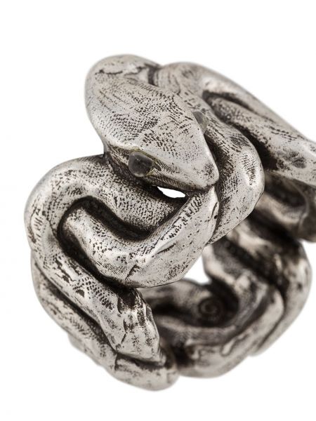 Pierścionek w wężowy wzór Goossens srebrny