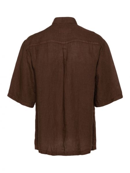 Lininė marškiniai Costumein ruda