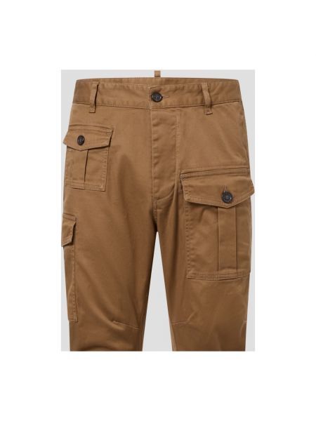 Pantalones cargo con bolsillos Dsquared2 marrón