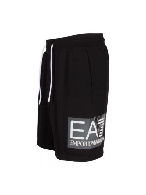 Shorts mit print Emporio Armani Ea7 schwarz