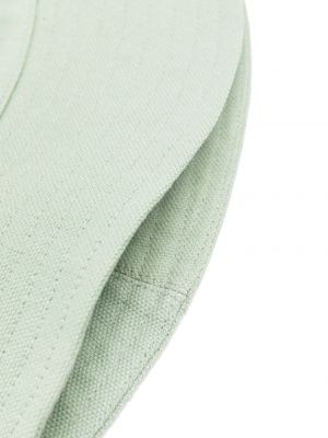 Haftowany kapelusz bawełniany Nanushka zielony